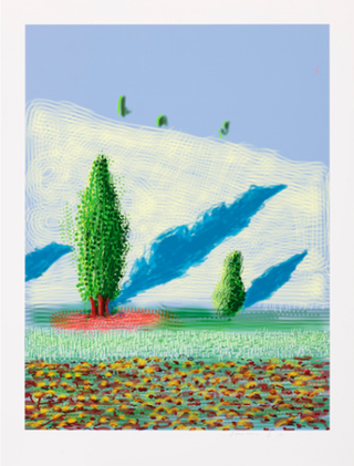 David Hockney, Untitled No. 10 from "The Yosemite Suite", 2010 contemporary Works on Paper by the British Artist.