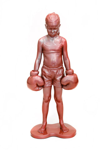 Schoony, Half Size Bruiser (Rose Prismatic), 2015 contemporary Sculpture by the British Artist.
