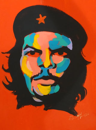 Bradley Theodore, Che Rendition A, 2016 contemporary Works on Paper by the Caribbean Artist.