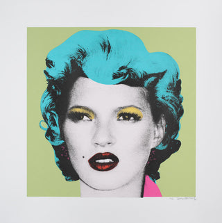 Banksy, Kate Moss, 2005 contemporary Print by the British Artist.