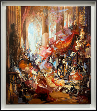 Dairo Vargas, Time's Legacy, 2024 contemporary Painting by the Colombian Artist.