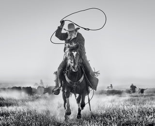 David Yarrow, The Rancher, 2023 contemporary Print by the British Artist.