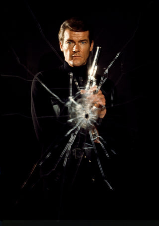 Terry O'Neill, Roger Moore as James Bond, 1973 contemporary Works on Paper by the British Artist.
