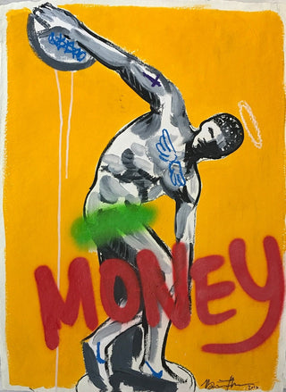 Bradley Theodore, Money, 2016 contemporary Works on Paper by the Caribbean Artist.