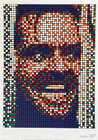 invader, Rubik Kubrick - The Shining, 2007 contemporary Print by the French Artist.