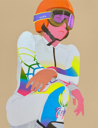 Moritz Moll, Scores, 2023 contemporary Painting by the German Artist.