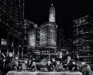 David Yarrow, The Last Supper in Chicago, 2023 contemporary Print by the British Artist.