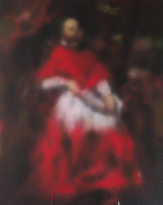 Miaz Brothers, The Cardinal, 2020 contemporary Painting by the Italian Artist.