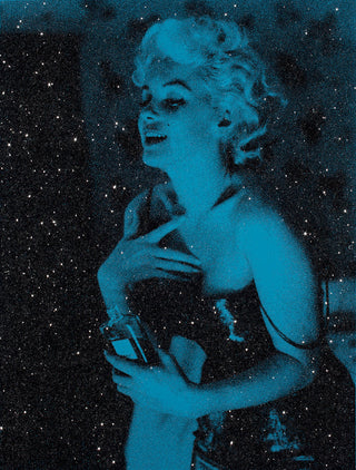 Russell Young, Marilyn Chanel (Superstar Ocean Blue), 2013 contemporary Print by the British Artist.