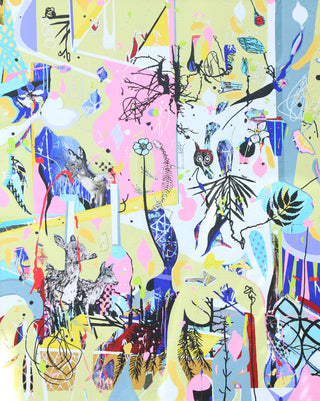 Dan Baldwin, I Will Take You, 2016 contemporary Painting by the British Artist.