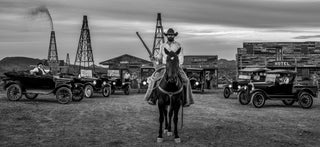 David Yarrow, Boom Town, 2025 contemporary Print by the British Artist.