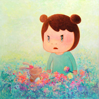 Cheng Zhe, Where Have You Been?, 2023 contemporary Painting by the Chinese Artist.