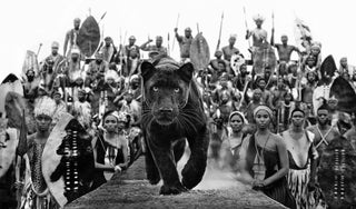 David Yarrow, I Am Black Panther, 2021 contemporary Print by the British Artist.