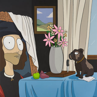Brad Donovan, Days At Home, 2022 contemporary Painting by the New Zealand Artist.