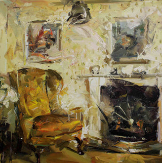 Paul Wright, Room Memory, 2011 contemporary Painting by the British Artist.