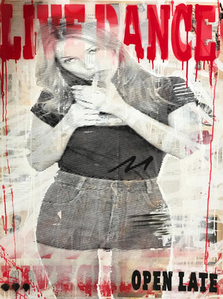 Layer Cake, Live Dance - Kate Moss, 2017 contemporary Print by the American Artist.