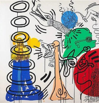 Keith Haring, Apocalypse V, 1988 contemporary Print by the American Artist.