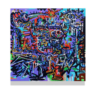Fika Leon, The Little Zorro, 2020 contemporary Painting by the Indonesian Artist.