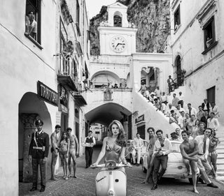 David Yarrow, The Amalfi Coast, 2024 contemporary Print by the British Artist.