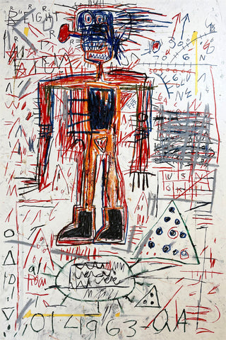 Jean-Michel Basquiat, The Figure II, 1982/2023 contemporary Print by the American Artist.