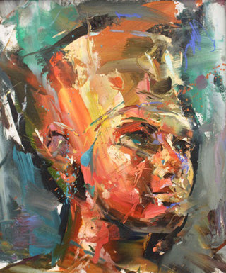 Paul Wright, Nefertiti, 2017 contemporary Painting by the British Artist.