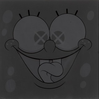 KAWS, KAWSBOB (Black), 2011 contemporary Print by the American Artist.