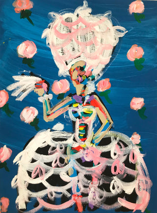 Bradley Theodore, Marie's Wave, 2019 contemporary Works on Paper by the Caribbean Artist.