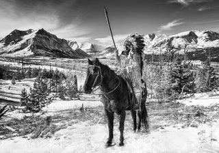 David Yarrow, Blackfeet Nation, 2023 contemporary Print by the British Artist.