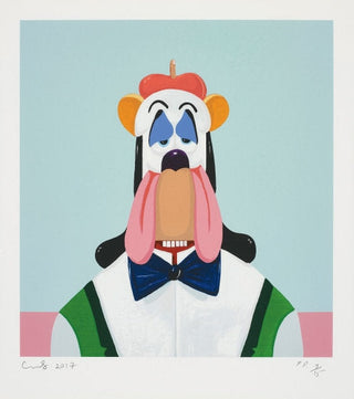 George Condo, Droopy Dog Abstraction, 2017 contemporary Print by the American Artist.