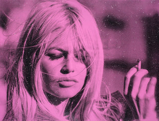 Russell Young, Bardot Thunder - Paradise Pink, 2017 contemporary Print by the British Artist.