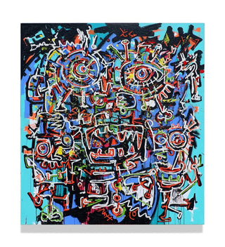 Fika Leon, Evil #1, 2023 contemporary Painting by the Indonesian Artist.