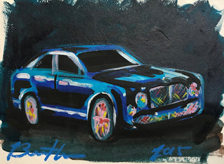 Bradley Theodore, Bentley Side Drive, 2016 contemporary Works on Paper by the Caribbean Artist.