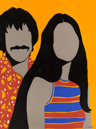 Coco Dávez, Sonny & Cher, 2019 contemporary Painting by the Spanish Artist.