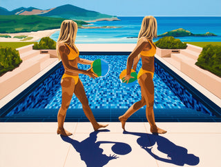 Will Martyr, My eyes tried to miss you, 2022 contemporary Painting by the British Artist.