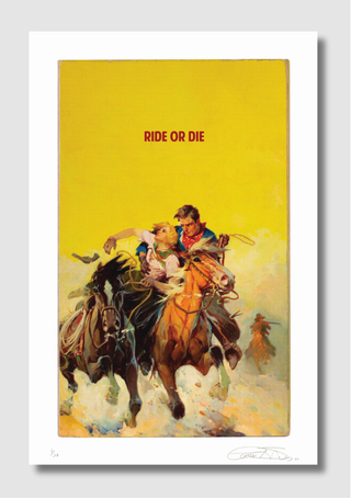 The Connor Brothers, Ride Or Die, 2025 contemporary Print by the British Artist.