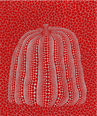 Yayoi Kusama, Pumpkin, 2025 contemporary Print by the Japanese Artist.