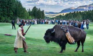 David Yarrow, Bison DeChambeau (Colour), 2025 contemporary Print by the British Artist.