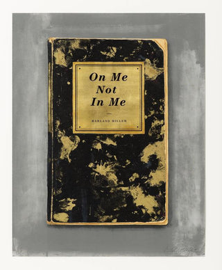 Harland Miller, On Me Not In Me, 2015 contemporary Print by the British Artist.