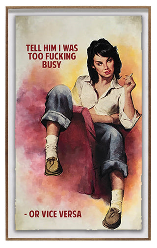 The Connor Brothers, Tell Him I was too Fucking Busy - or Vice Versa, 2018 contemporary Print by the British Artist.