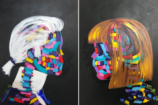 Karl & Anna by Bradley Theodore (2017) | Contemporary Painting