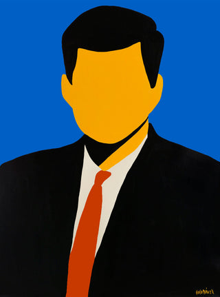 Coco Dávez, JFK, 2019 contemporary Painting by the Spanish Artist.
