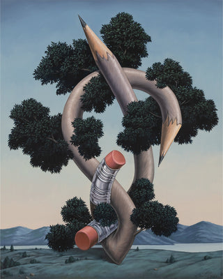 Zhou Song, Wisdom Tree I, 2025 contemporary Painting by the Chinese Artist.