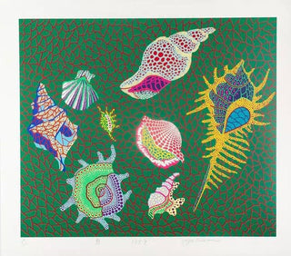 Yayoi Kusama, Shellfish, 1989 contemporary Print by the Japanese Artist.