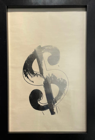 Andy Warhol, Dollar Sign, 1982 contemporary Print by the American Artist.