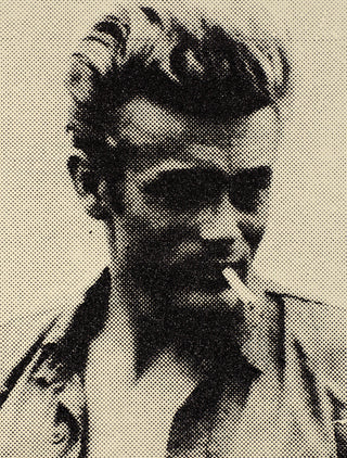 Russell Young, James Dean (B&W), 2024 contemporary Print by the British Artist.
