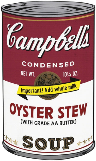 Andy Warhol, Oyster Stew from Campbell’s Soup II, 1969 contemporary Print by the American Artist.