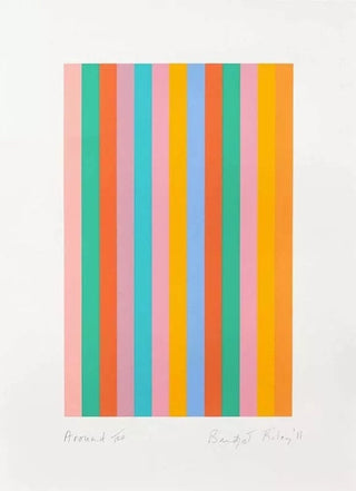 Bridget Riley, Around, 2011 contemporary Print by the British Artist.
