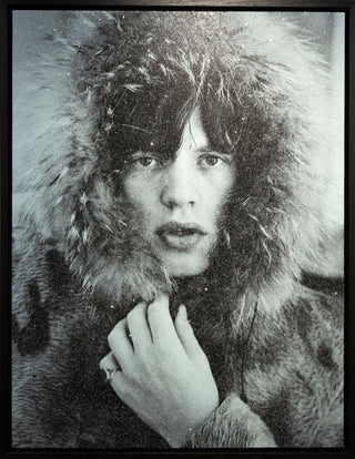 Russell Young, Mick Jagger - Thunder Blue, 2019 contemporary Print by the British Artist.
