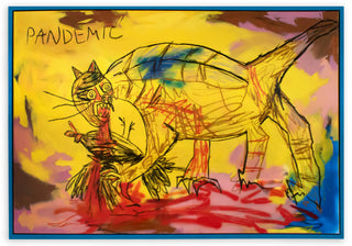 The Connor Brothers, Pandemic, 2022 contemporary Painting by the British Artist.