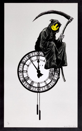 Banksy, Grin Reaper (signed), 2005 contemporary Print by the British Artist.